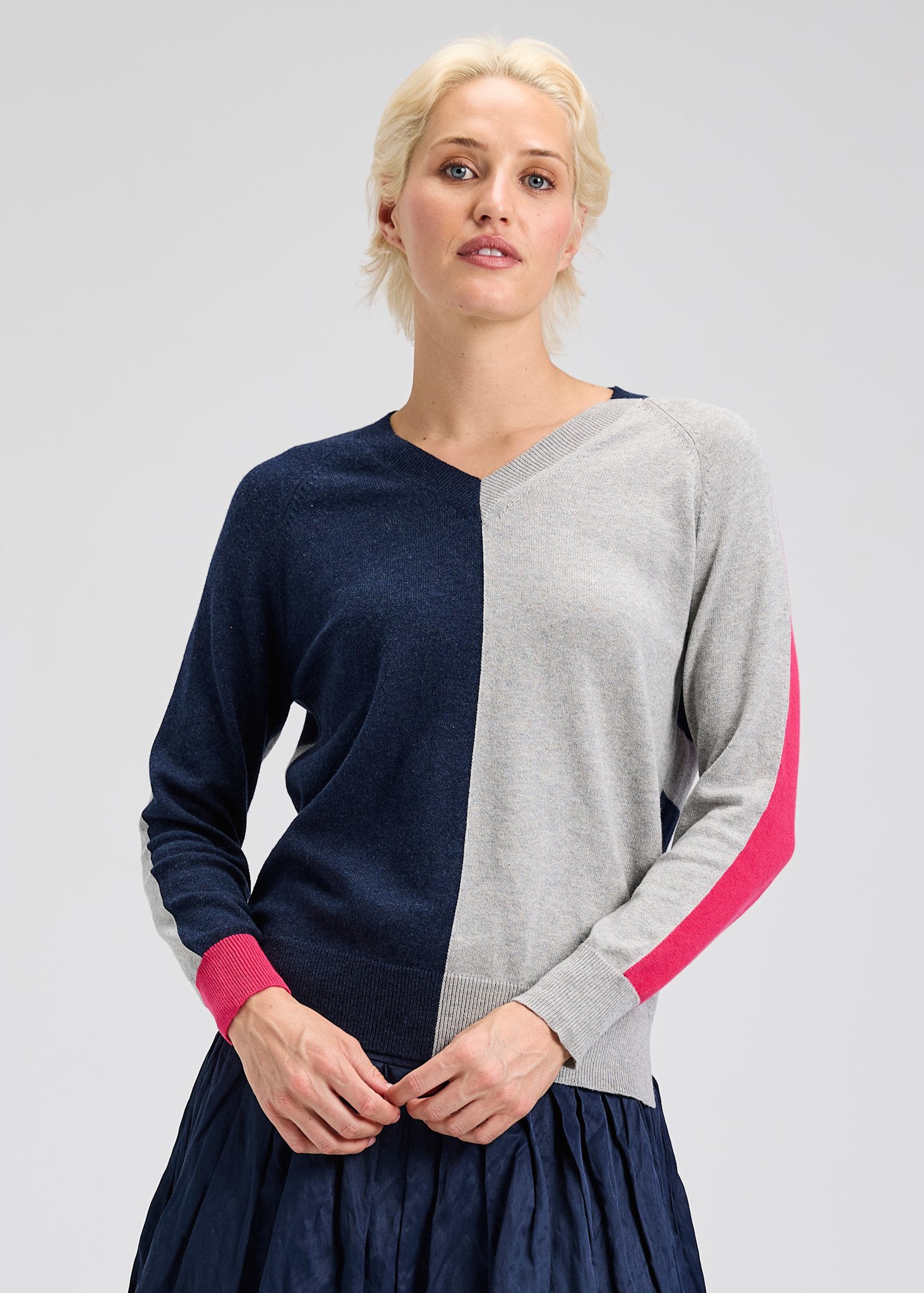 Zaket & Plover Color Block Top