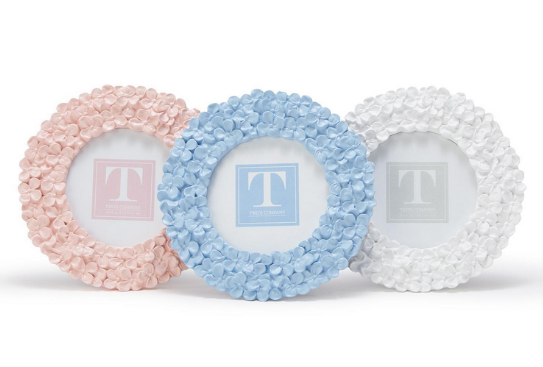 Two's Company Hydrangea Round 4"x4" Frame