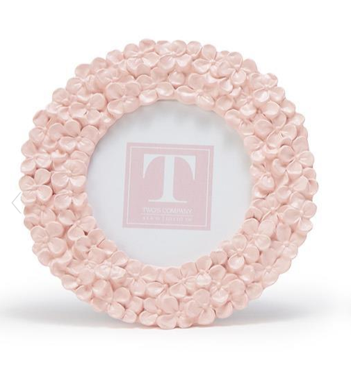 Two's Company Hydrangea Round 4"x4" Frame