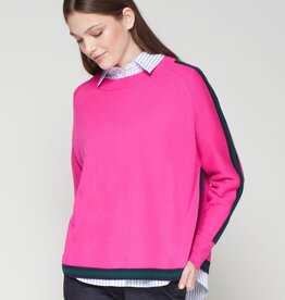 Vilagallo Pink Sweater w/ Trim