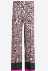 Vilagallo Leopard Pant w/ Trim