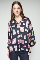 Vilagallo Navy Matchbox Shirt