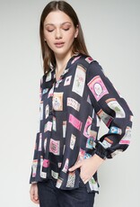 Vilagallo Navy Matchbox Shirt