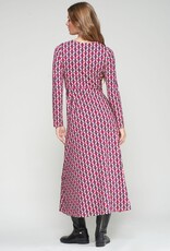 Vilagallo Geometric Wrap Dress