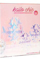 Gift Wrap Company Iridescent Acrylic Snowflakes