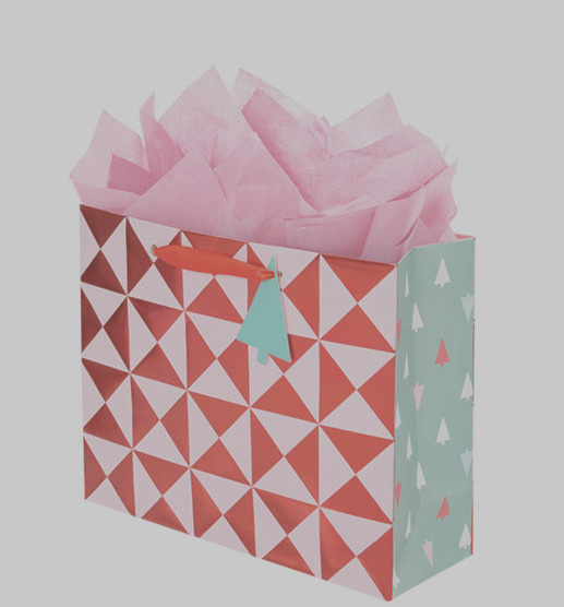 Gift Wrap Company Pink Prism Vogue Bag