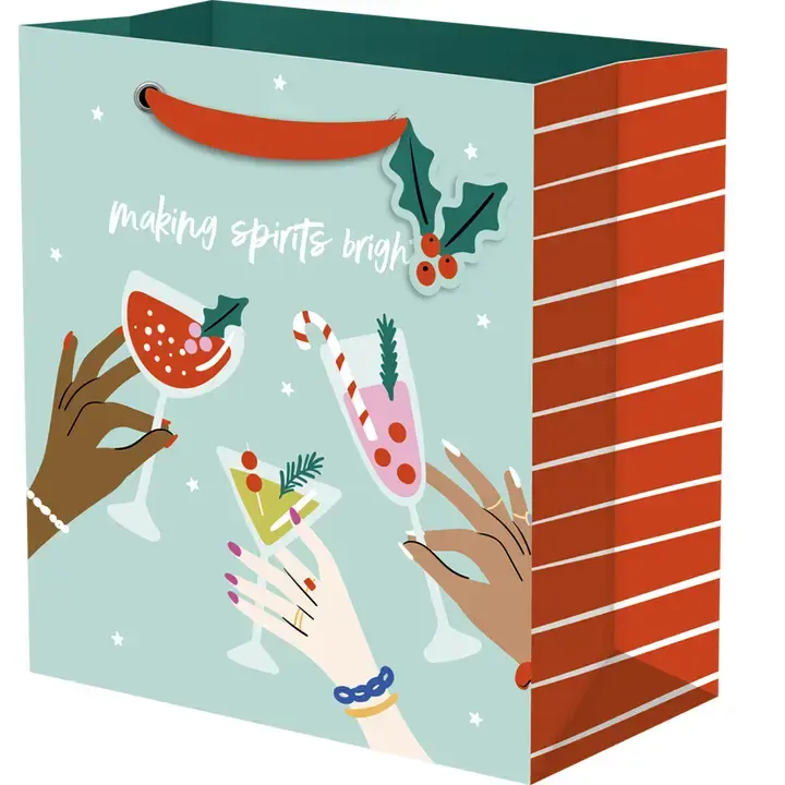 Gift Wrap Company Style Queen Festive Cheers Bag