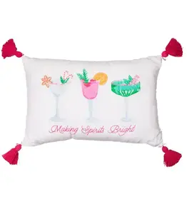 Royal Standard Fizz the Season Pillow 13x20