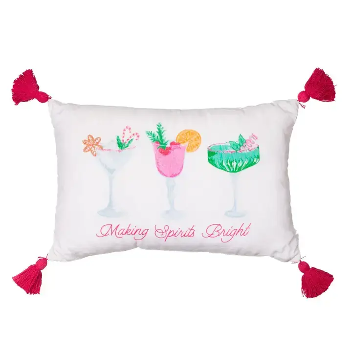 Royal Standard Fizz the Season Pillow 13x20