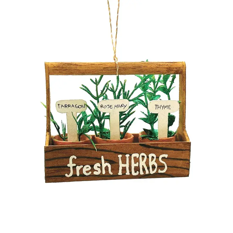 Cody Foster Crated Herb Garden Ornament