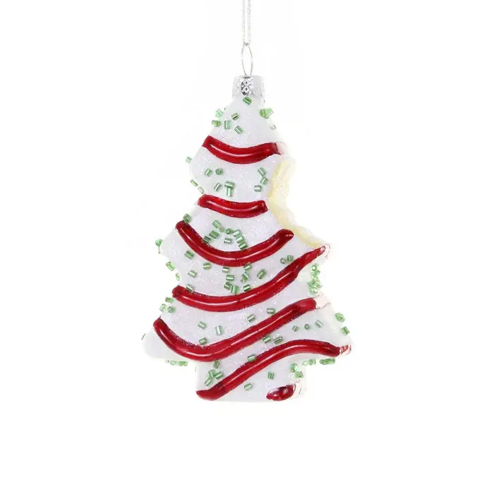 Cody Foster Christmas Tree Cake w/ Bite Ornament
