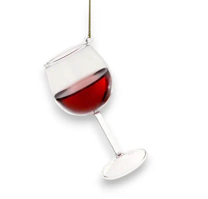 Cody Foster Glass of Red Wine Ornament