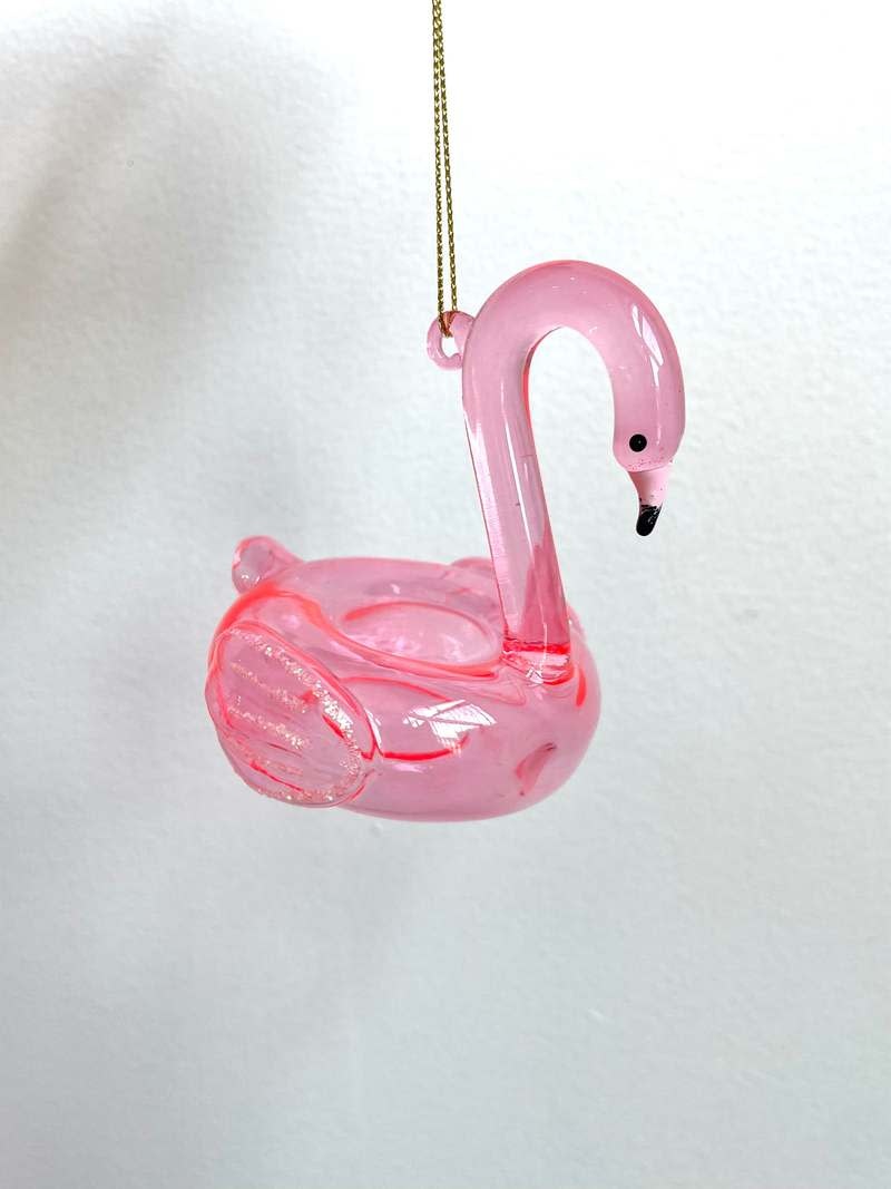 Cody Foster Flamingo Floaty Ornament