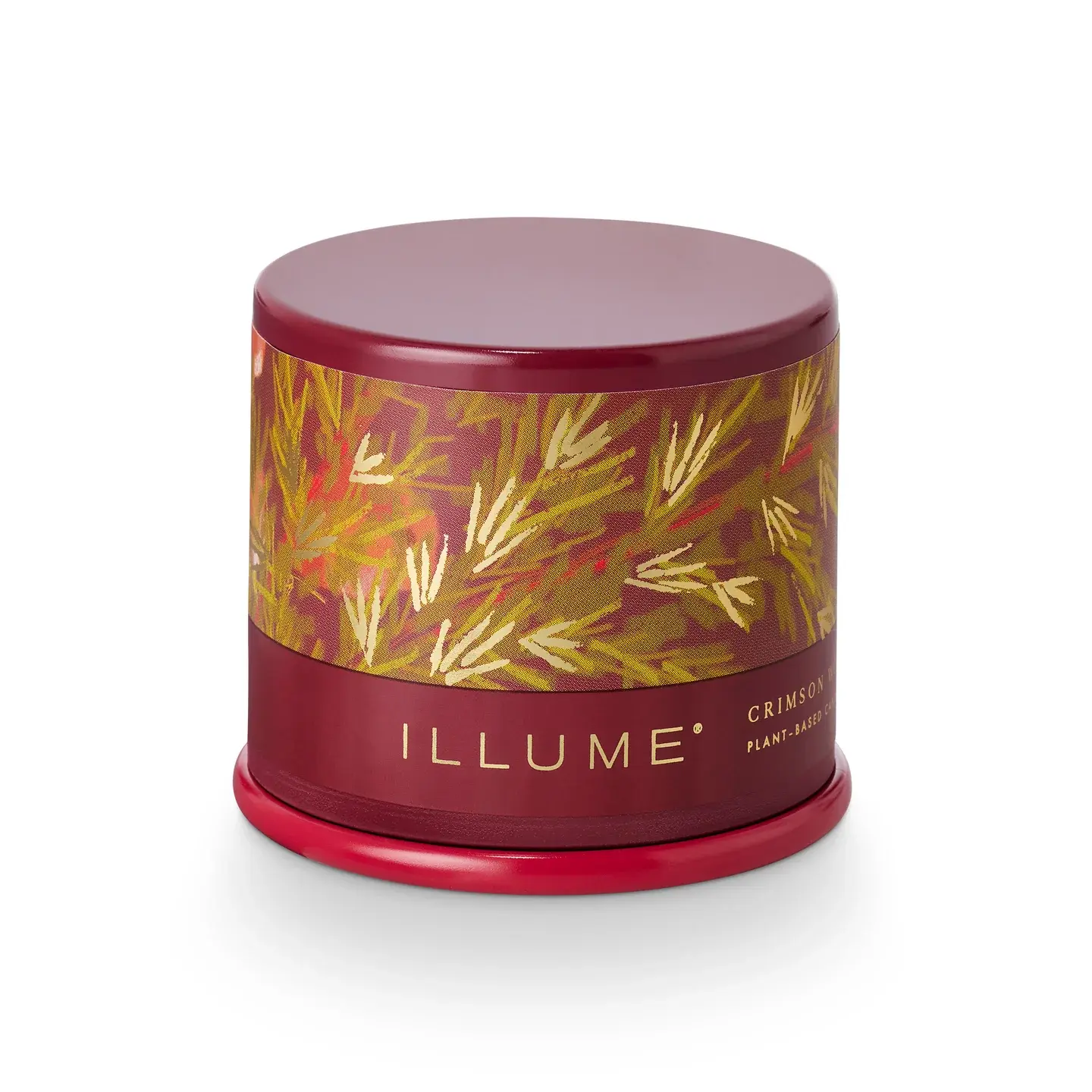 Illume Crimson Woods Tin Candle