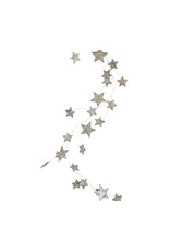 Star Shaped Garland with Glitter