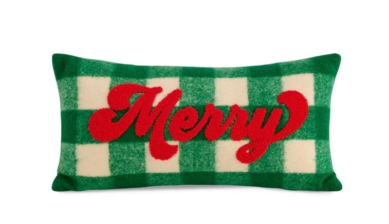 Shiraleah "Merry" Plaid Pillow