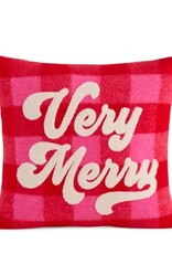 Shiraleah "Very Merry" Plaid Pillow