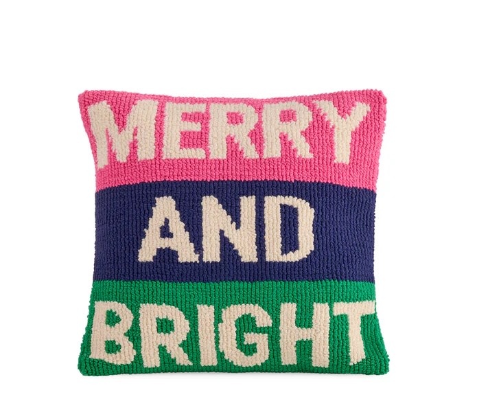 Shiraleah "Merry and Bright" Tufted Pillow