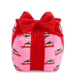 Shiraleah Retro Car Gift Box Pillow Pink 6x6