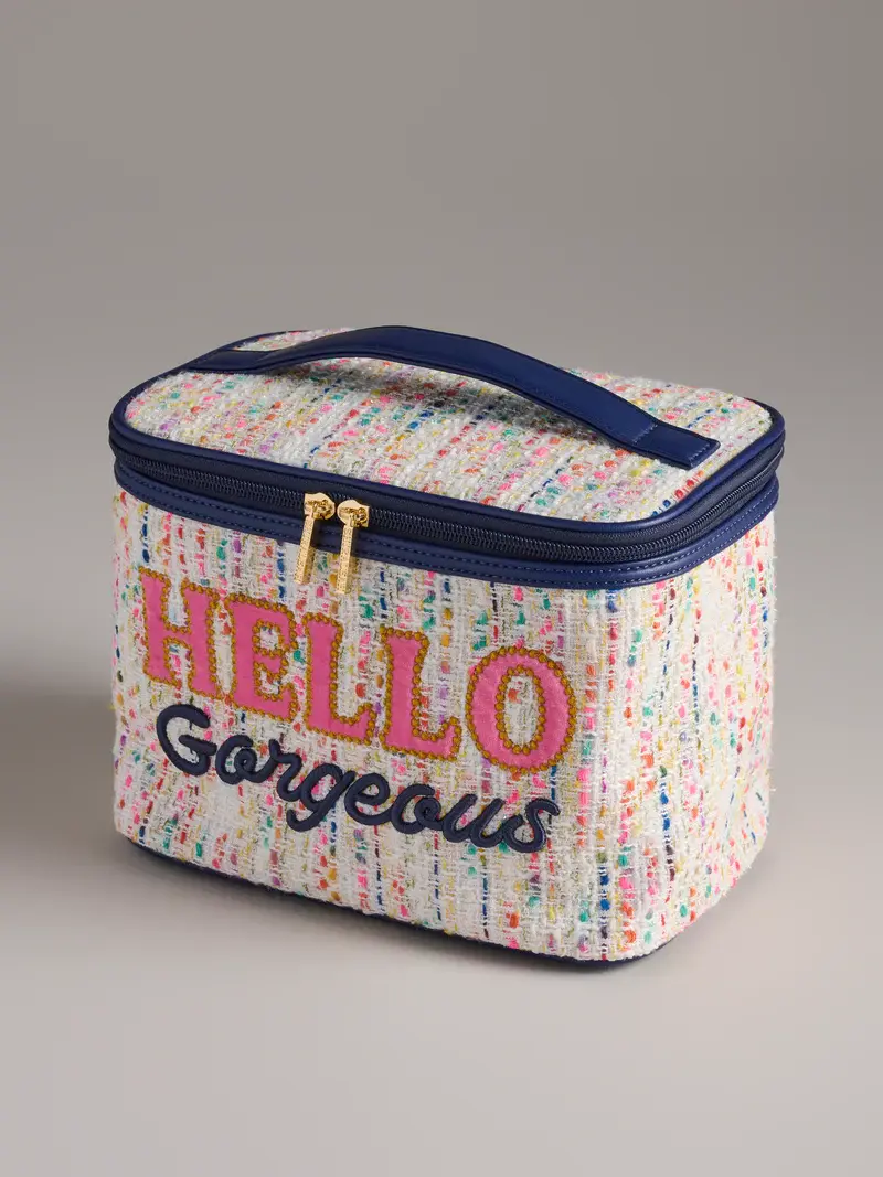 Shiraleah Audrey "Hello Gorgeous" Cosmetic Case