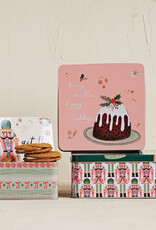 Embossed Tin with Lid & Holiday Treats Set of 3