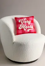 Shiraleah "Very Merry" Plaid Pillow
