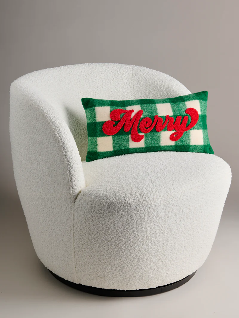 Shiraleah "Merry" Plaid Pillow