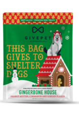 GivePet Holiday Dog Treats Gingerbone House