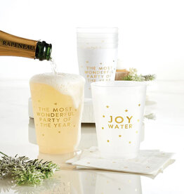 Santa Barbara Design Holiday Frost Cups Set of 8