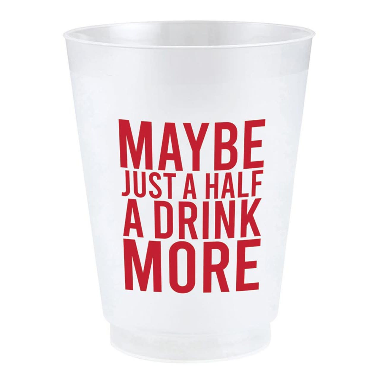 Santa Barbara Design Holiday Frost Cups Set of 8