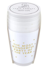 Santa Barbara Design Holiday Frost Cups Set of 8