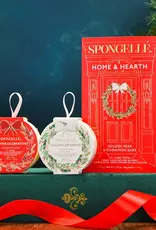 Spongelle Home & Hearth Holiday Wreath Gift Set