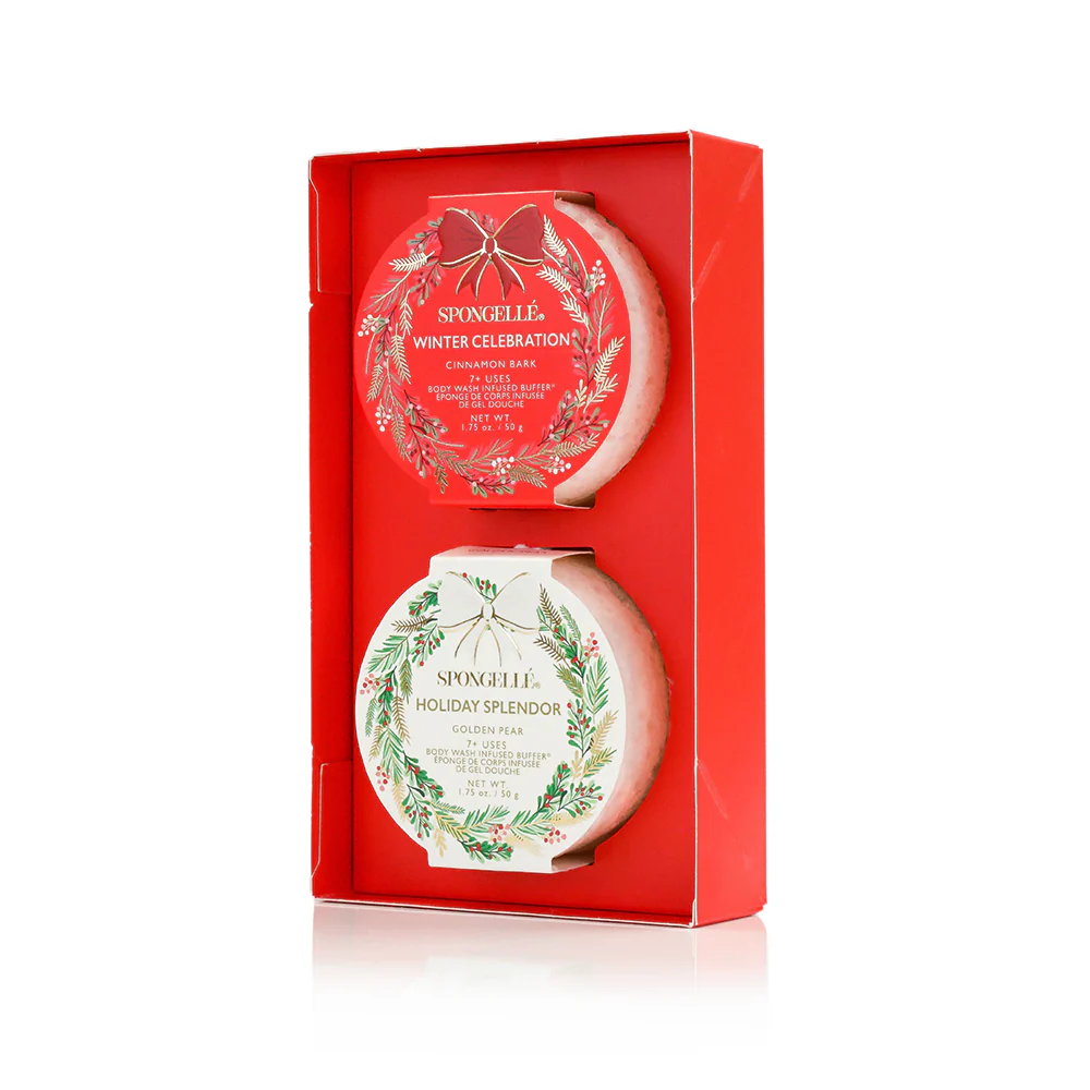 Spongelle Home & Hearth Holiday Wreath Gift Set