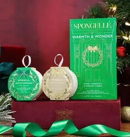 Spongelle Warmth & Wonder Holiday Wreath Gift Set