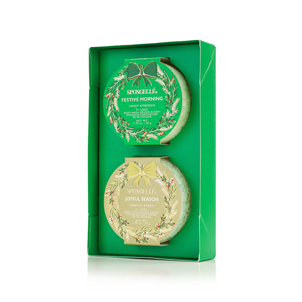 Spongelle Warmth & Wonder Holiday Wreath Gift Set