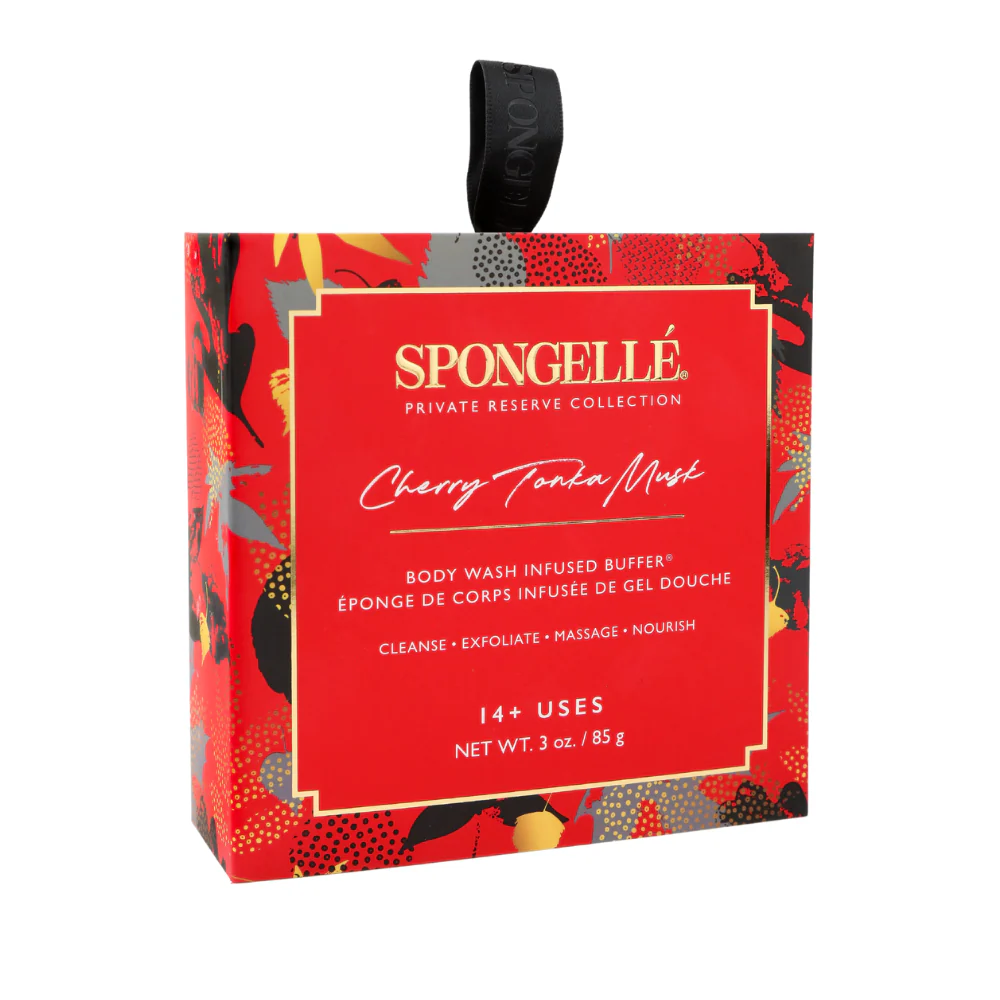 Spongelle Cherry Tonka Musk Boxed Flower