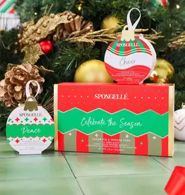 Spongelle Celebrate the Season Holiday Ornament Gift Set