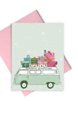 Talking Out of Turn Van Holiday Greeting Card Set of 8