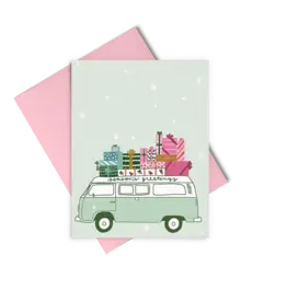 Talking Out of Turn Van Holiday Greeting Card Set of 8