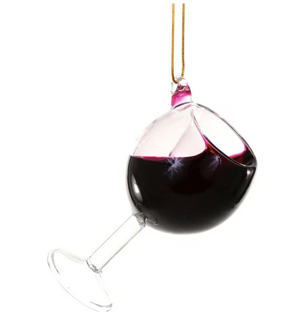 Cody Foster Glass of Red Wine Ornament