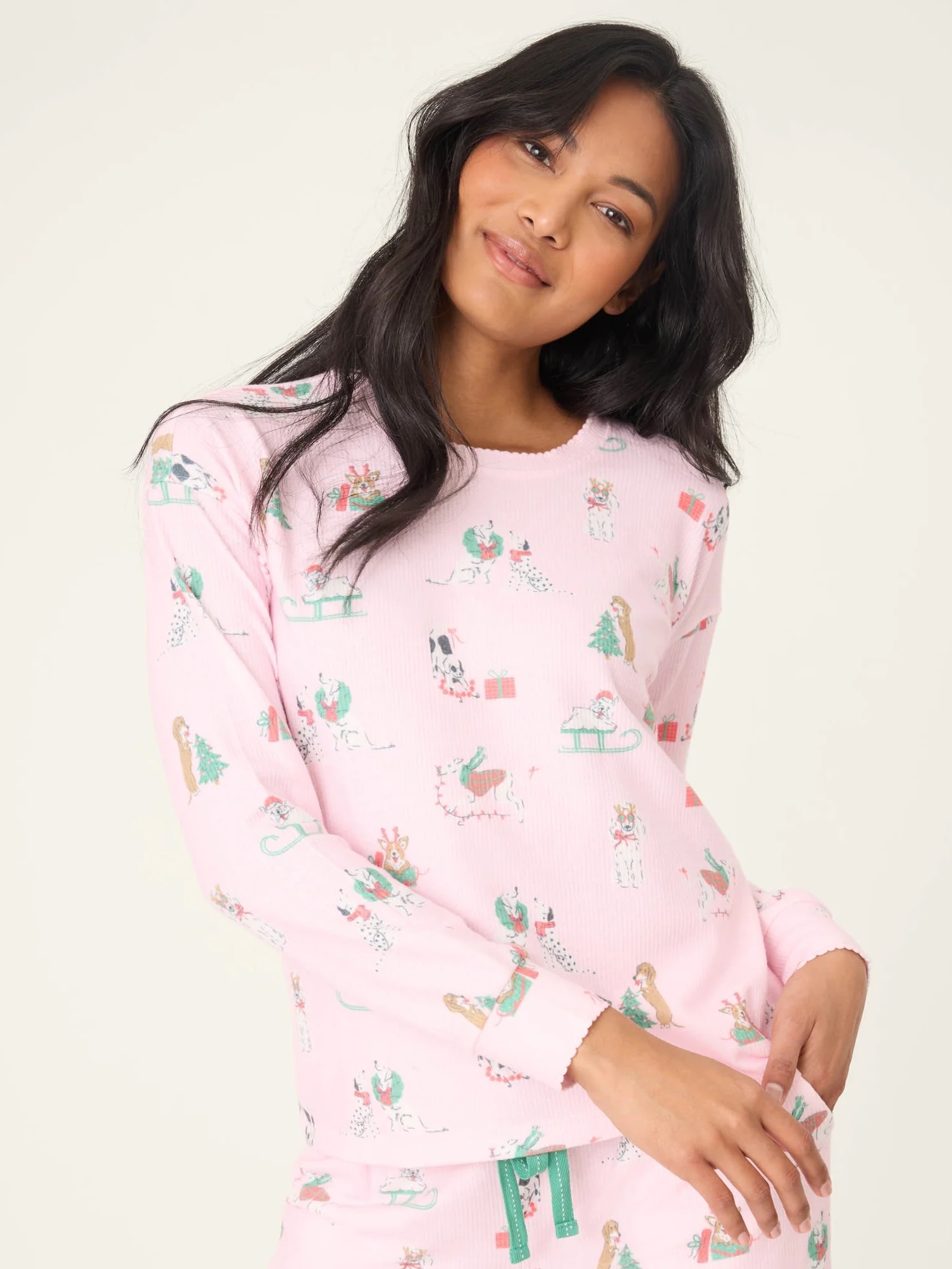 PJ Salvage Peace & Pawlidays Dog Top