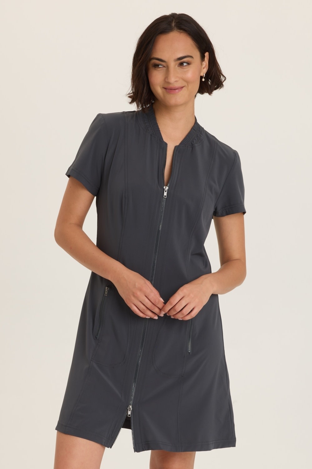 Wearables Mulder Dress Charcoal
