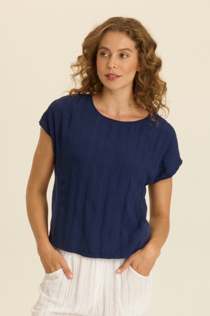 XCVI Adgar Top Navy