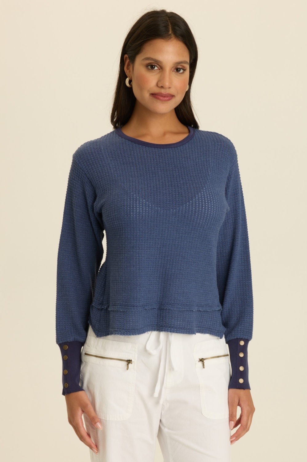 XCVI Kelsoe Top Navy