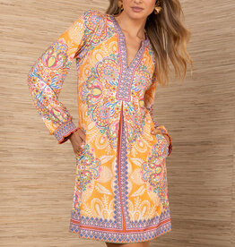 Hale Bob Aarya Dress Orange