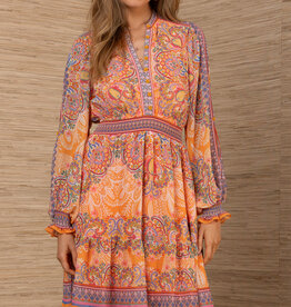Hale Bob Elennora Dress Orange