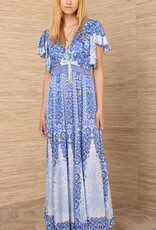 Hale Bob Sandra Maxi Dress Blue