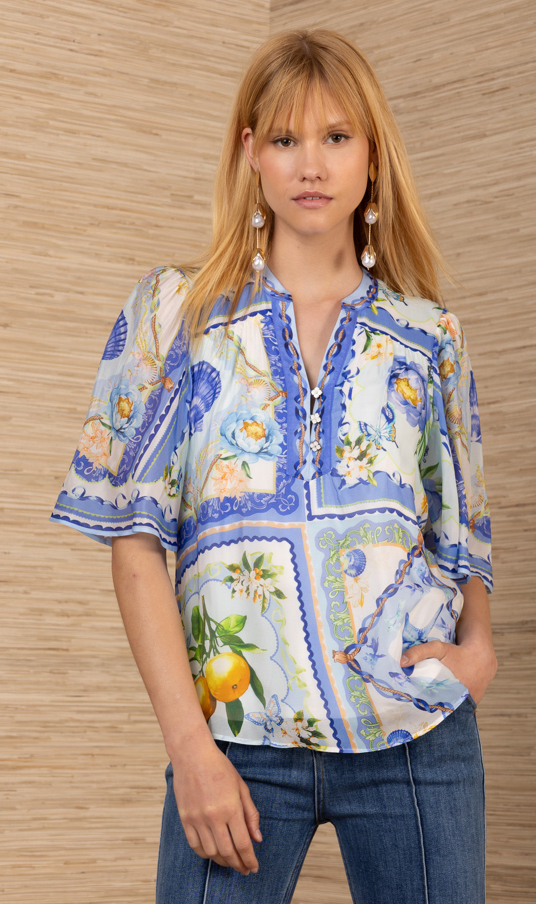 Hale Bob Soleil Top Blue