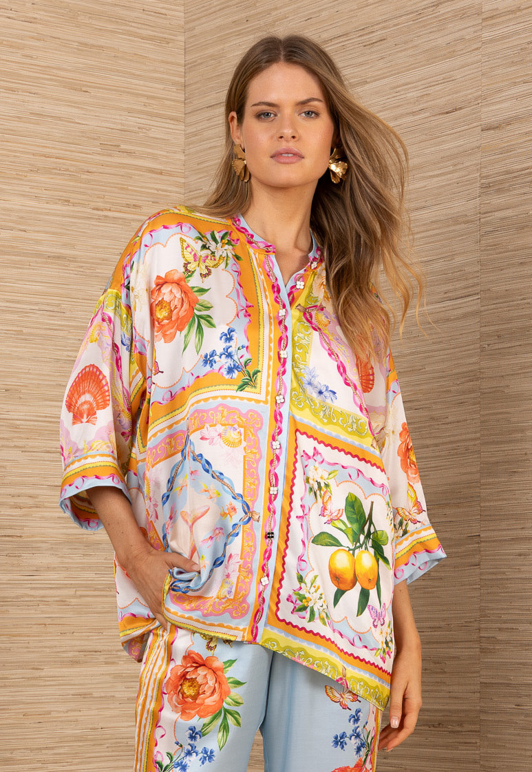 Hale Bob Annabella Top Orange