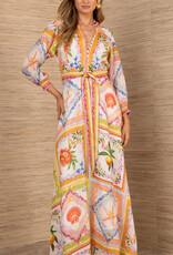 Hale Bob Lakelynn Maxi Dress Orange